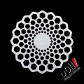 Ooh Stencils S09 - Pochoir Honeycomb Sphere